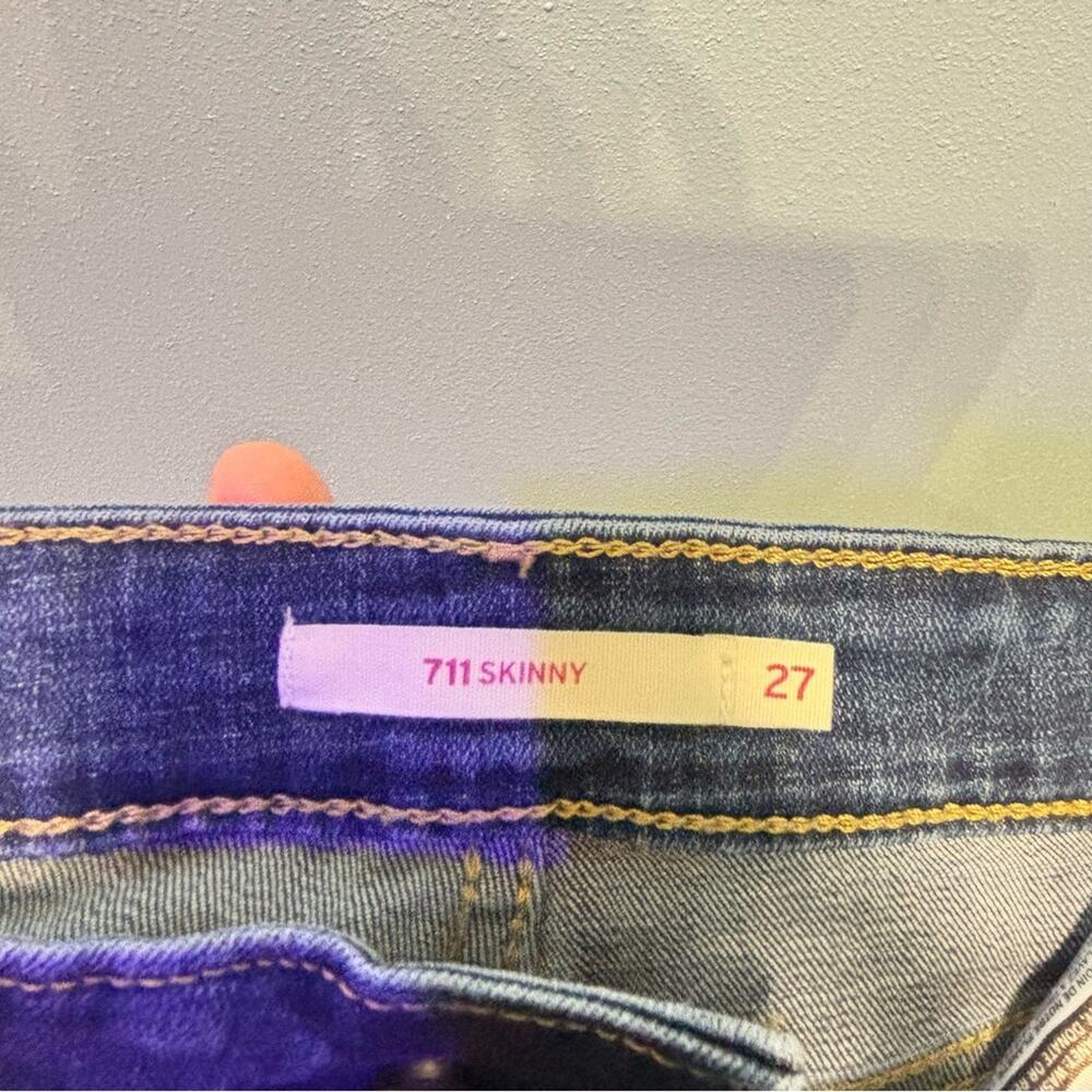 Levi’s 711 Skinny Distressed Jeans | Women’s Size 27 - Picture 2 of 13